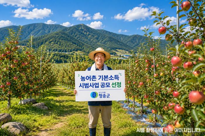 청송군, 농어촌기본소득 시범사업 최종 선정…657억 투입해 지역순환경제 구축