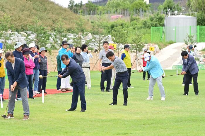청송군 최초 27홀 객주 파크골프장 마침내 준공