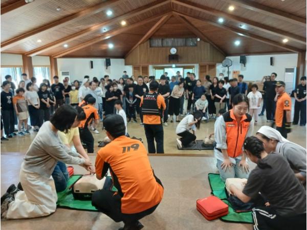 계양소방서, 재난약자 거주시설 대상 국민 참여 화재대피훈련 실시
